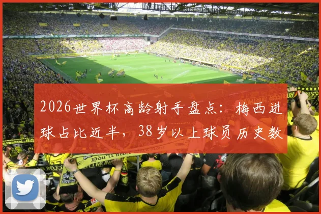 2026世界杯高龄射手盘点:梅西进球占比近半,38岁以上球员历史数据解析